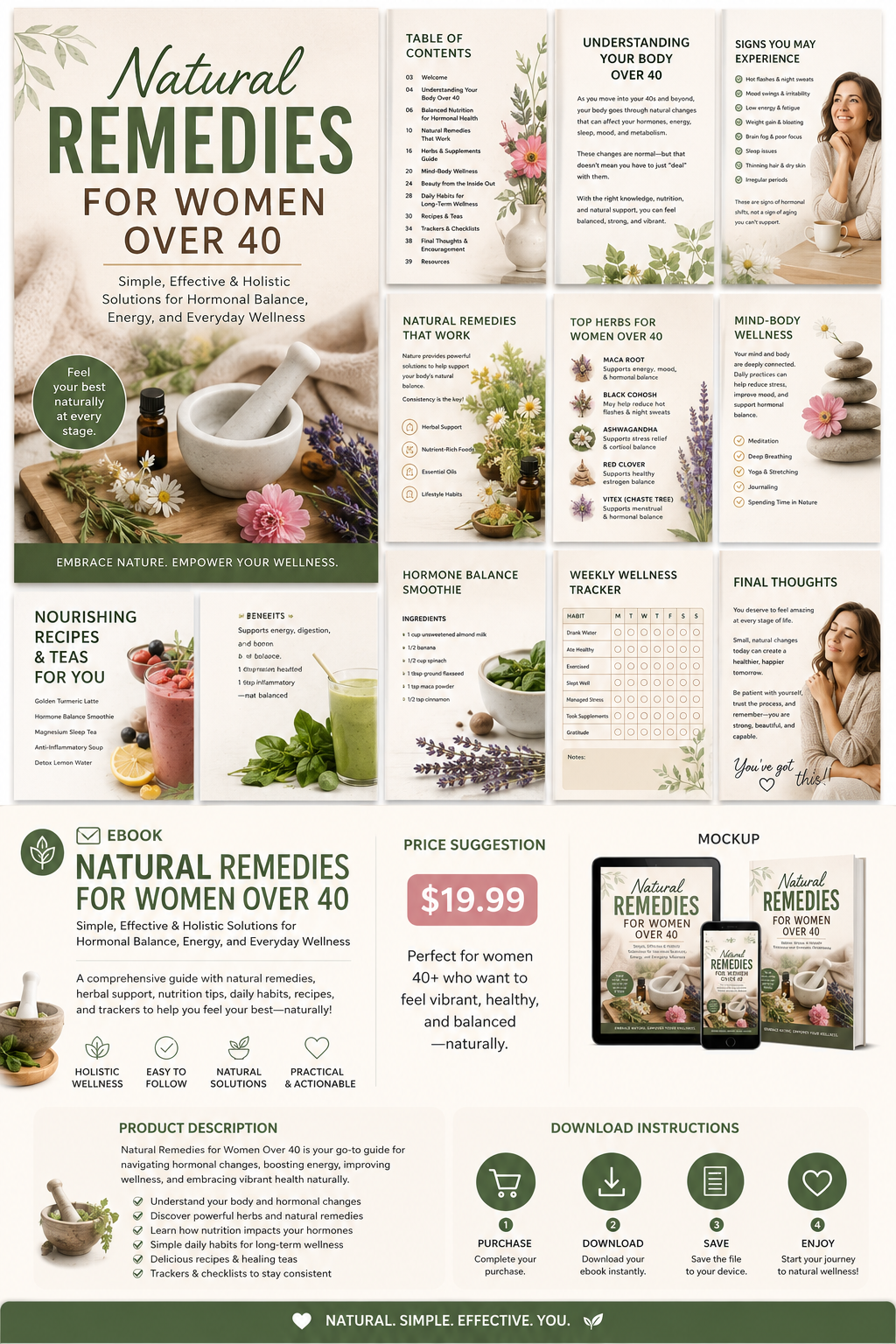 Natural Remedies for Women Over 40