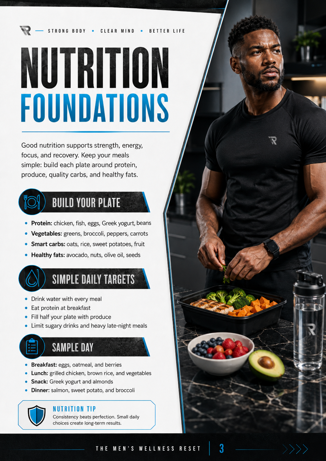 The Men's Wellness Reset digital guide – sample page preview 2