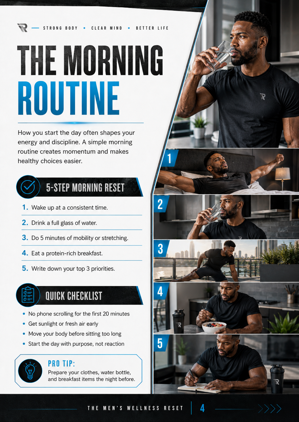 The Men's Wellness Reset digital guide – sample page preview 3
