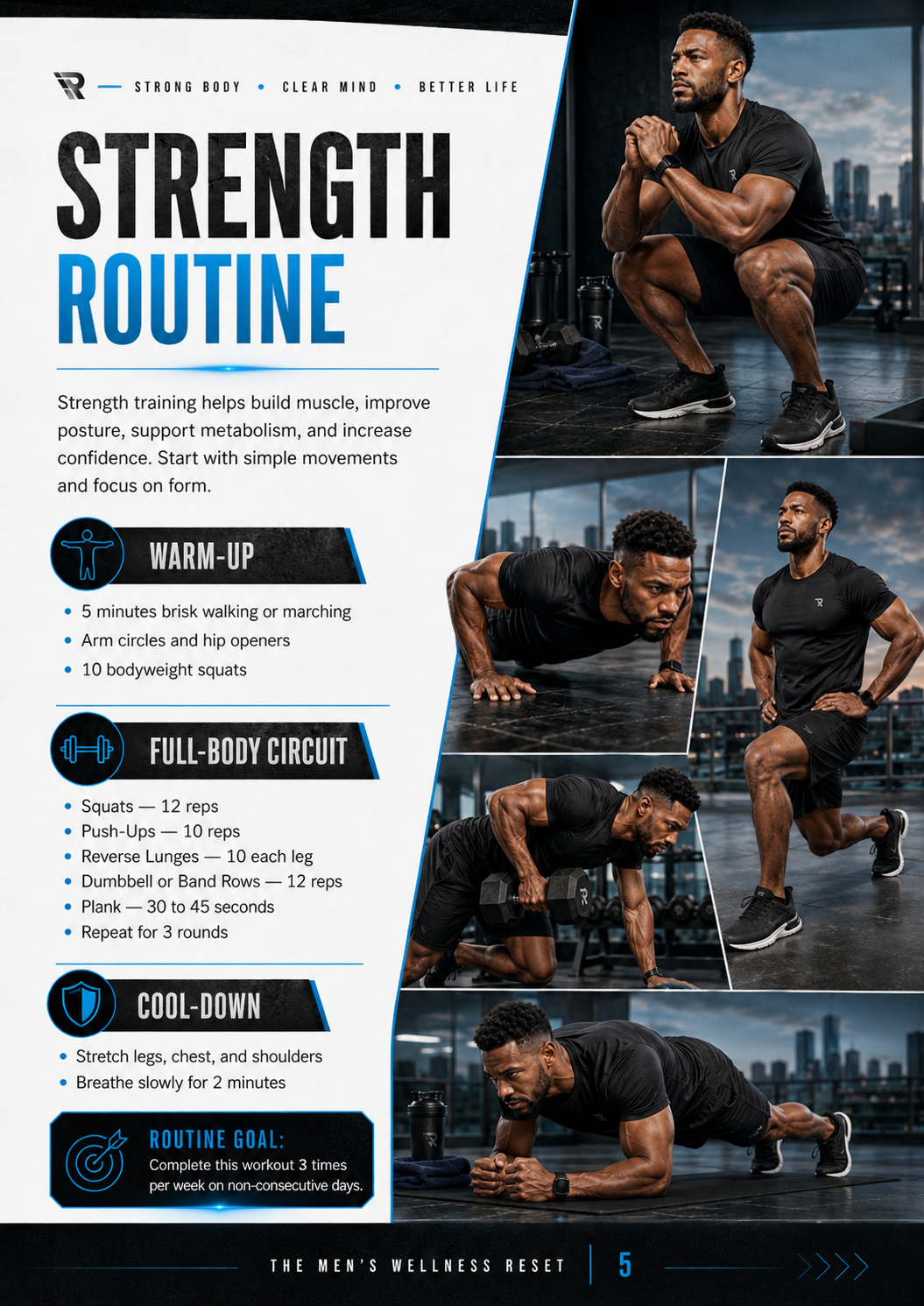 The Men's Wellness Reset digital guide – sample page preview 4