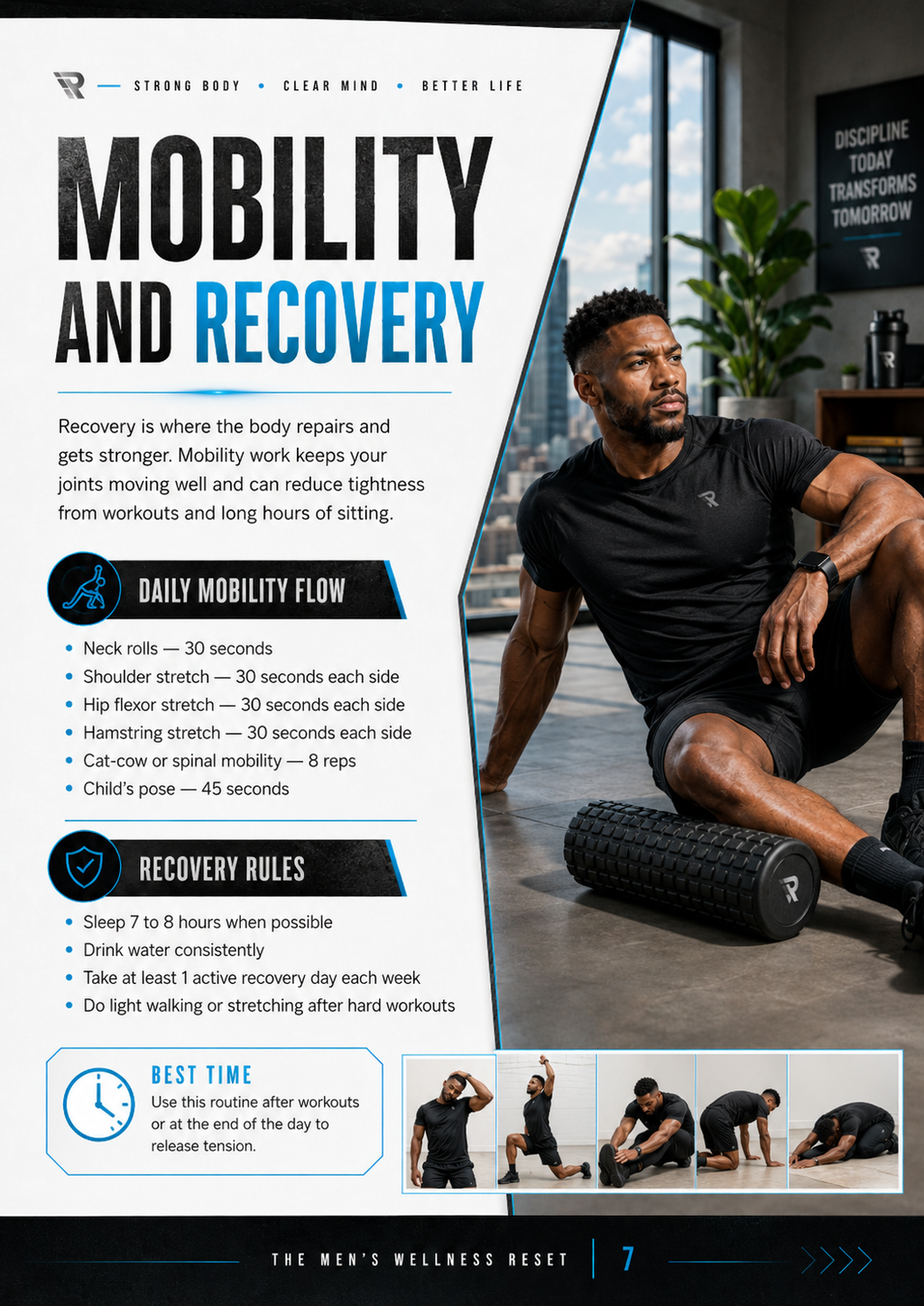 The Men's Wellness Reset digital guide – sample page preview 6