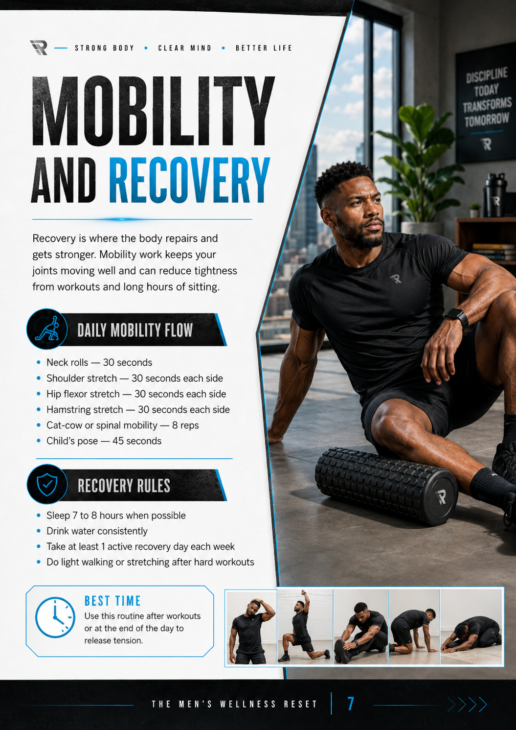 The Men's Wellness Reset digital guide – sample page preview 6