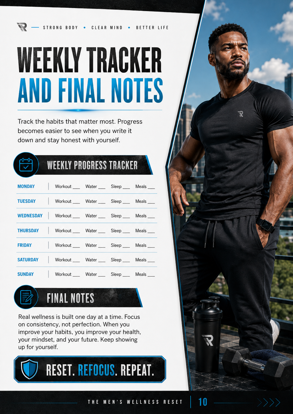 The Men's Wellness Reset digital guide – sample page preview 9