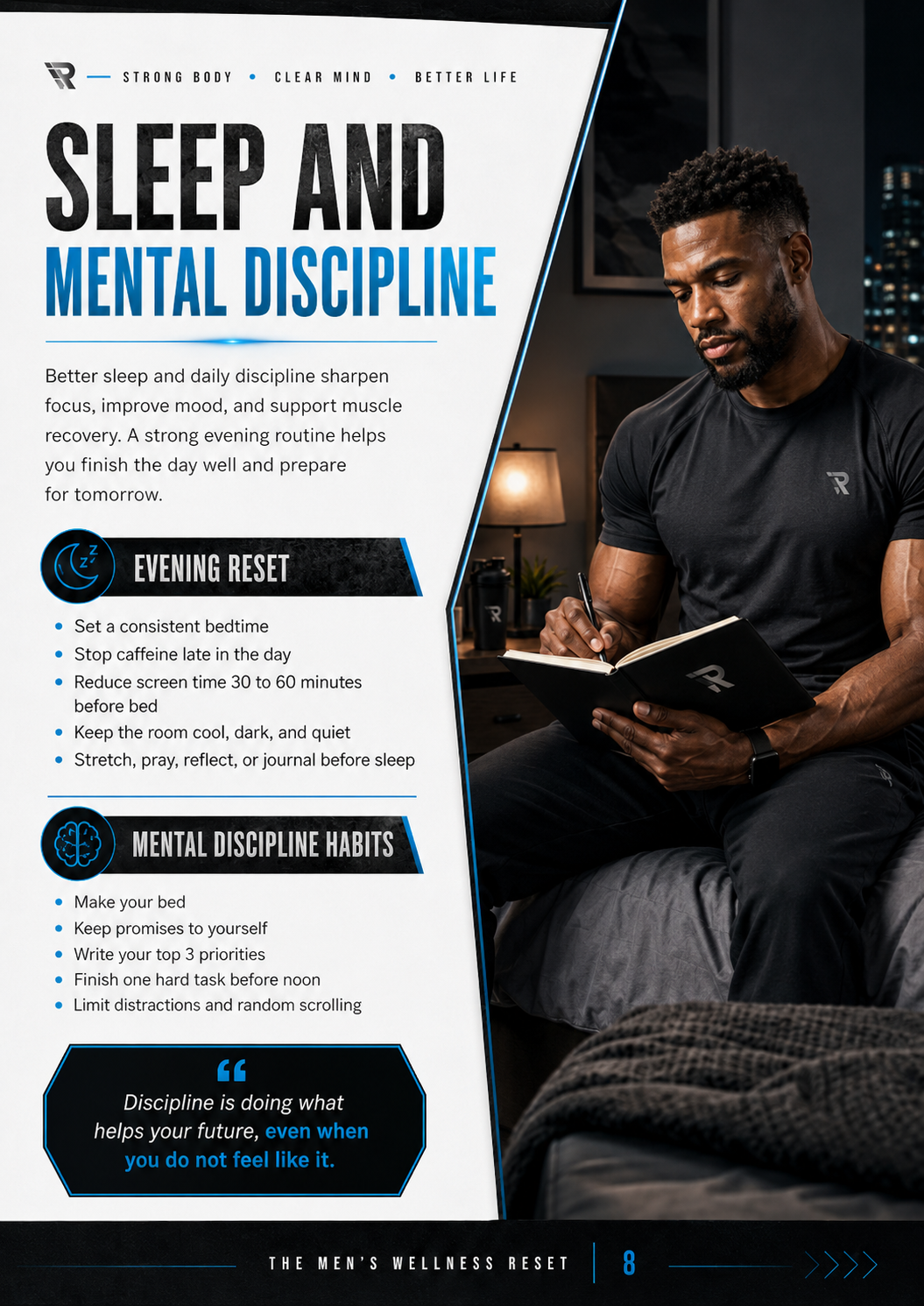The Men's Wellness Reset digital guide – sample page preview 7