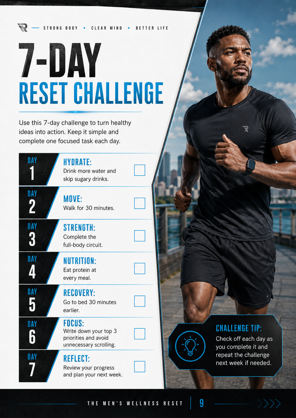 The Men's Wellness Reset digital guide – sample page preview 8