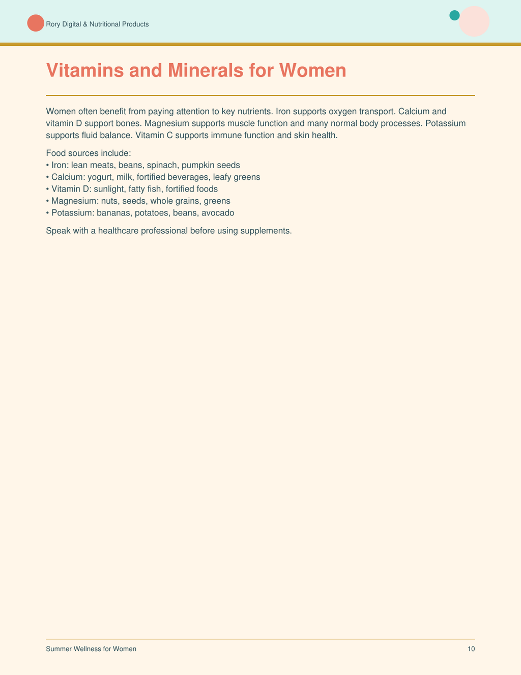 Summer Wellness for Women — page 10