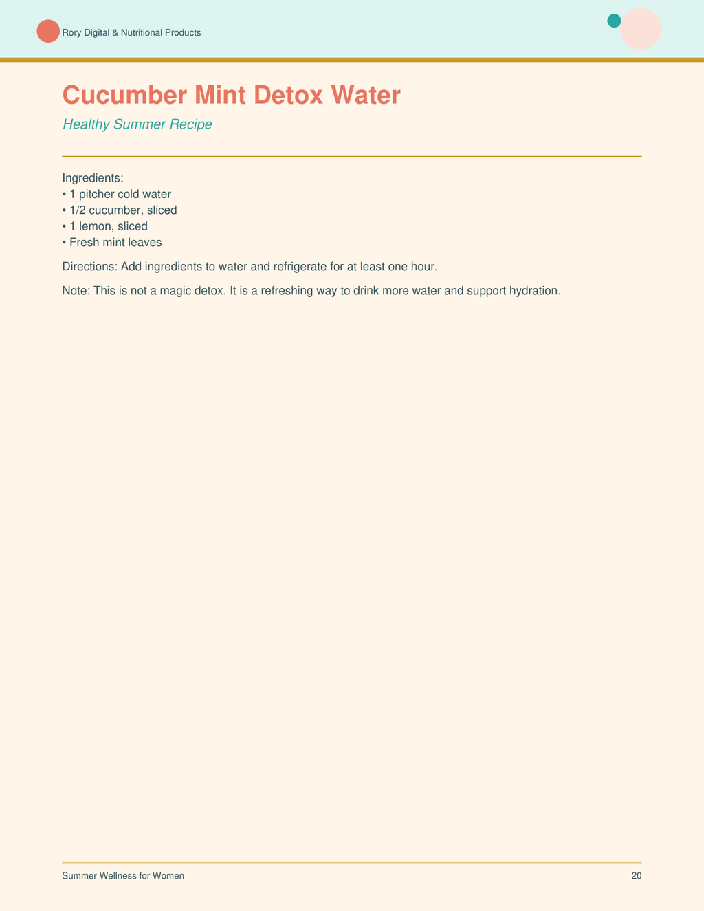 Summer Wellness for Women — page 20