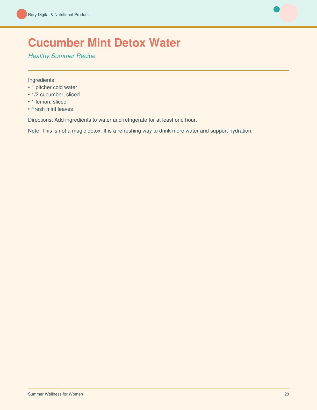 Summer Wellness for Women — page 20