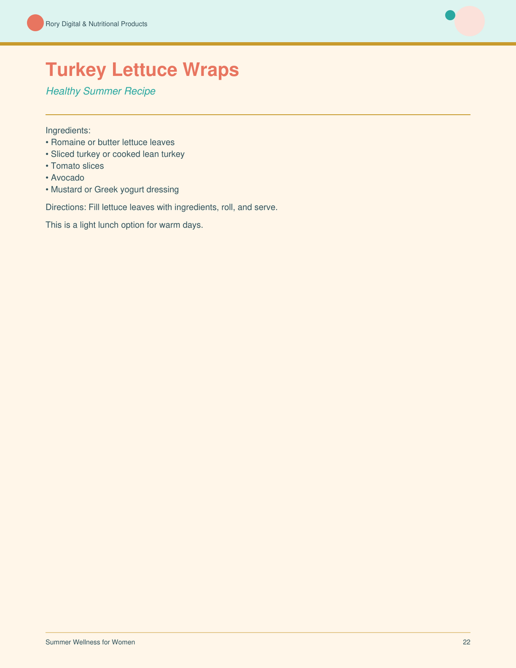 Summer Wellness for Women — page 22