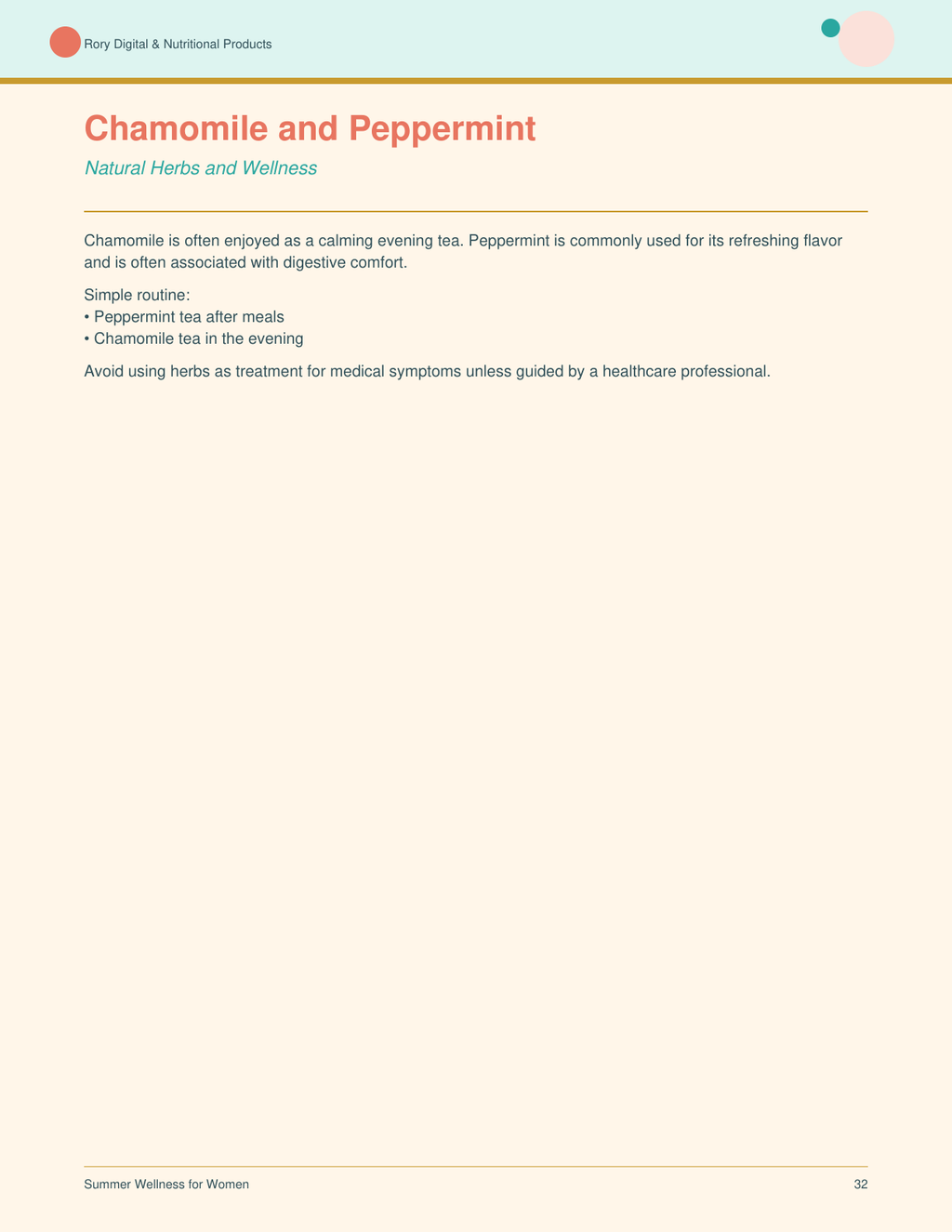 Summer Wellness for Women — page 32