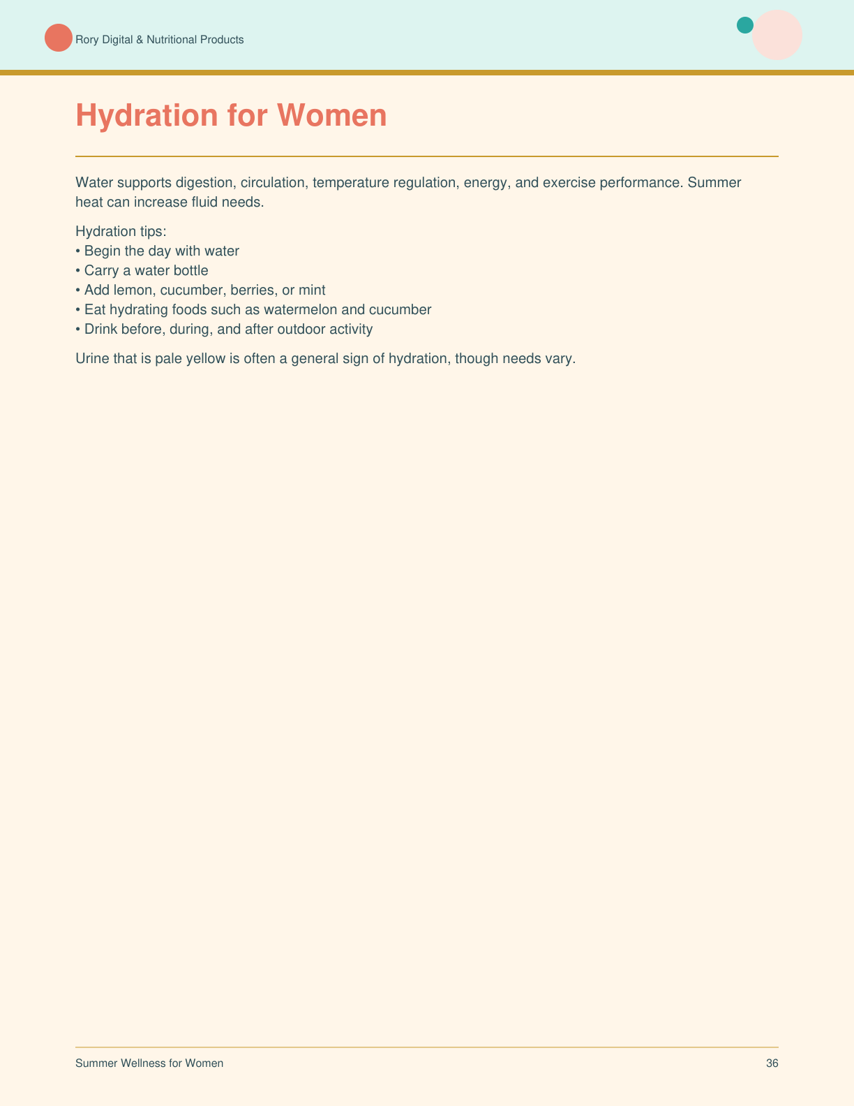 Summer Wellness for Women — page 36