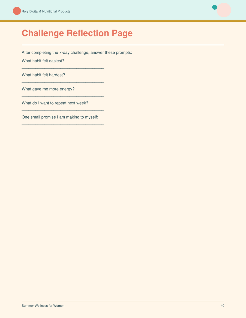 Summer Wellness for Women — page 40