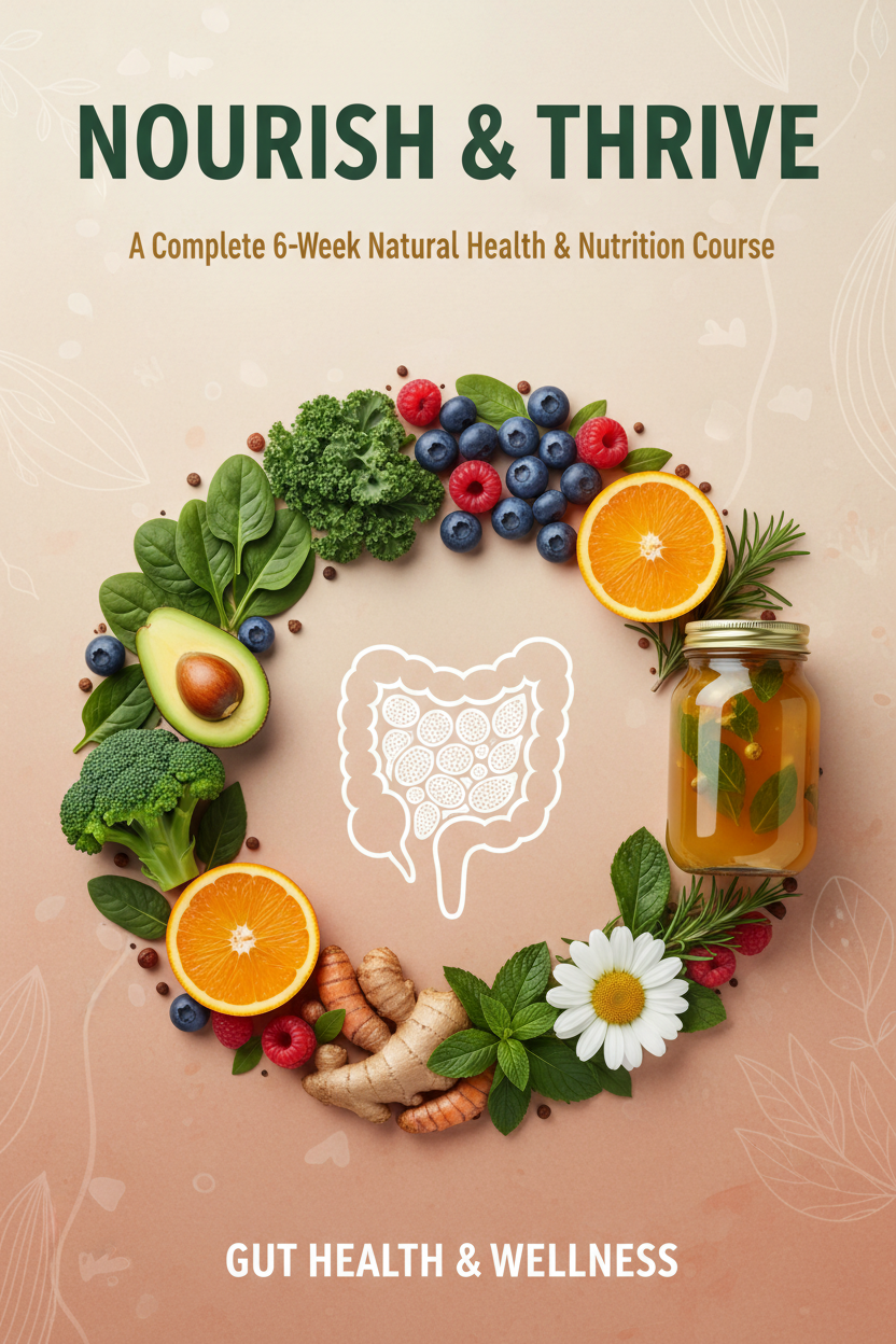 Nourish & Thrive: A Complete 6-Week Natural Health & Nutrition Course - Rory's Digital & Nutritional Products