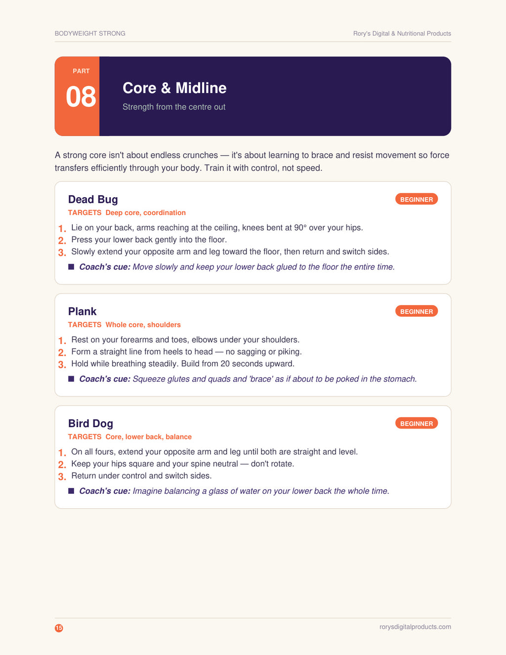 Bodyweight Calisthenics Guide — page 15