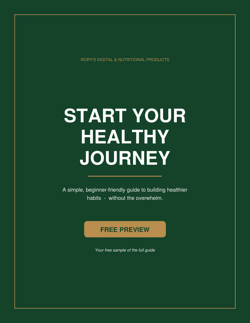 Free Preview — Start Your Healthy Journey