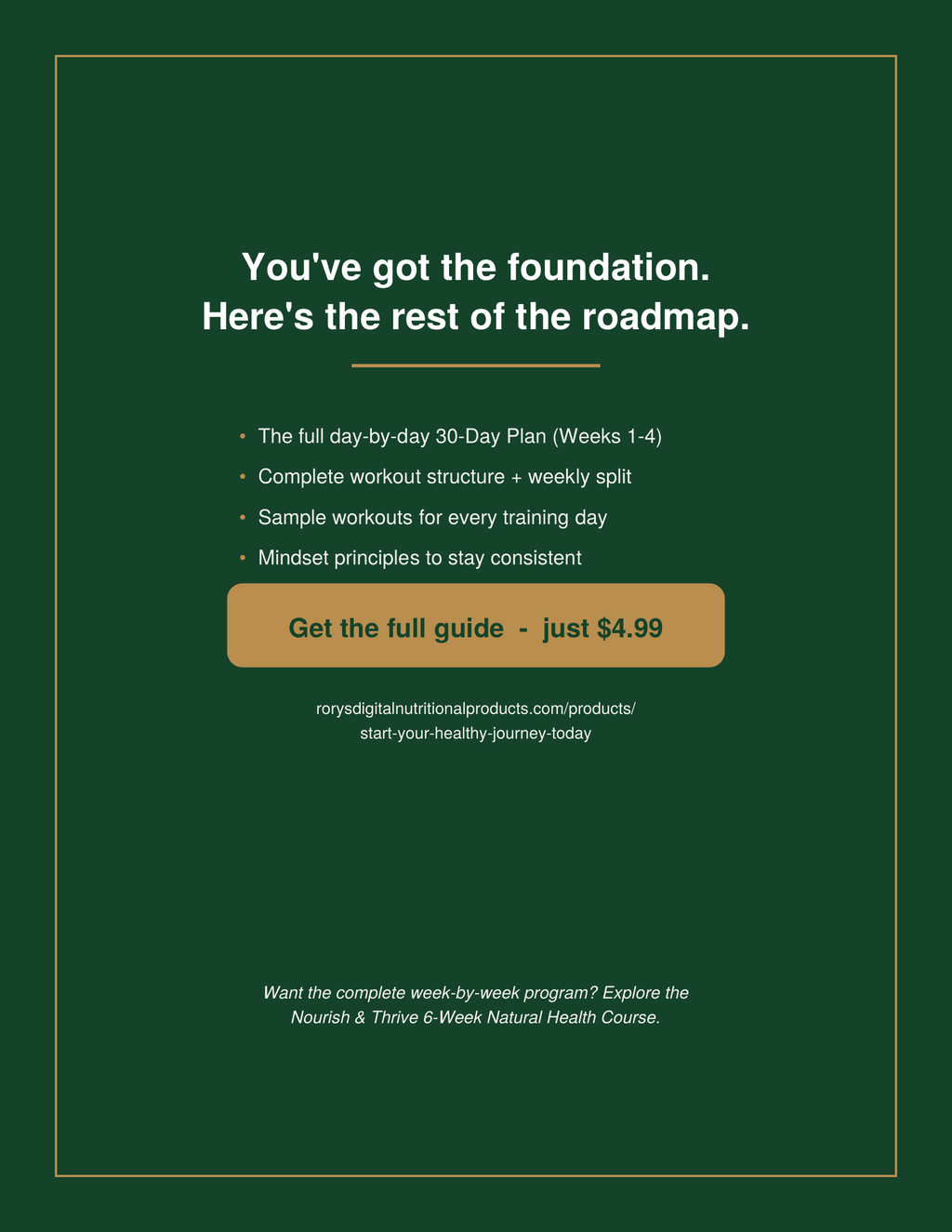 Free Preview — Start Your Healthy Journey