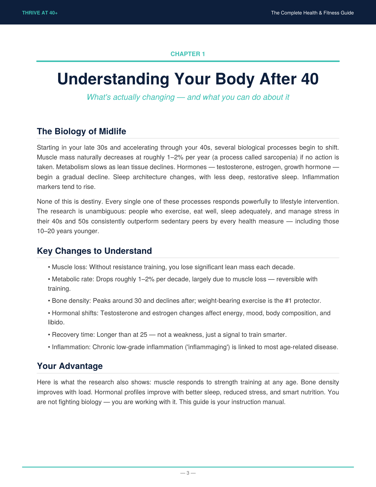 Thrive at 40+: The Complete Health & Fitness Guide (Digital Ebook) - Rory's Digital & Nutritional Products