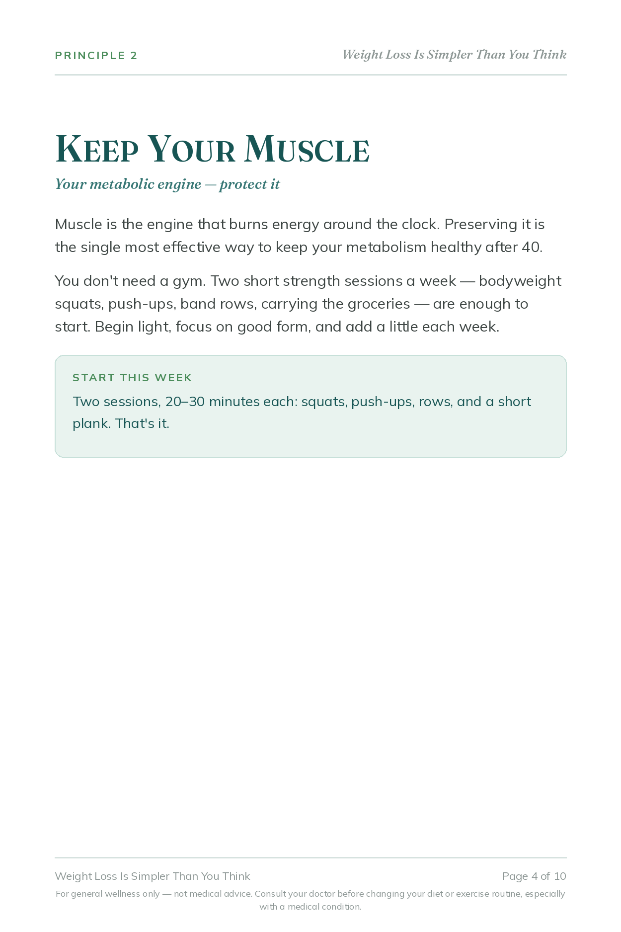 Weight Loss Is Simpler Than You Think - Rory's Digital & Nutritional Products