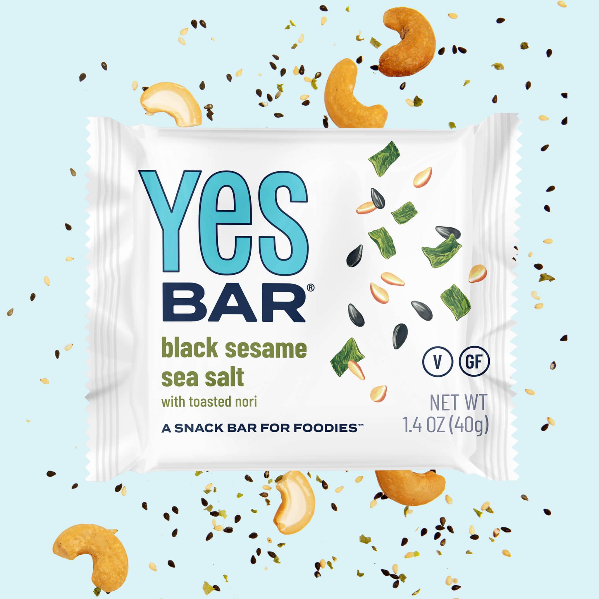 Black Sesame Sea Salt Bars — Six Pack